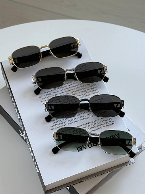 Модные очки унисекс на среднее лицо с металлической оправой MasterSem Киев - изображение 9