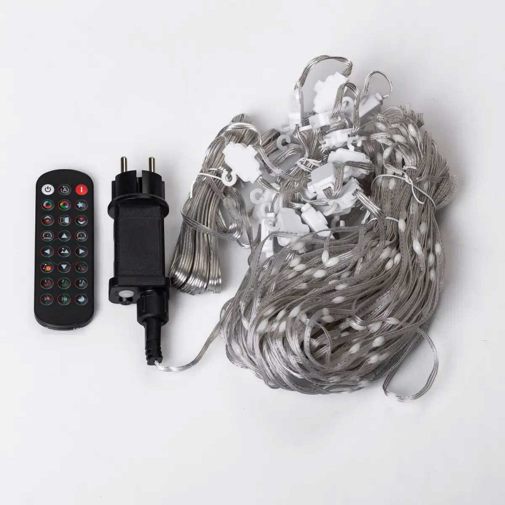 Garlando Розумна гірлянда Smart штора 200 LED 3*2 м з керуванням зі смартфона, мультиколор W005 Київ - фото 2