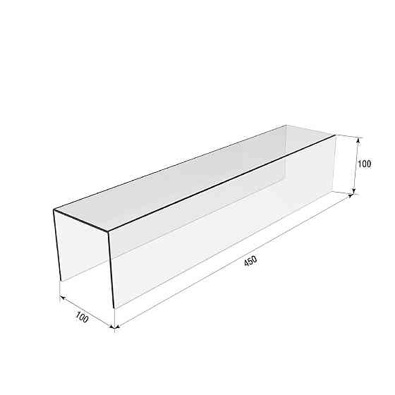 Подіум EKOSTAR П-обр 450х100х100 3мм пр Київ