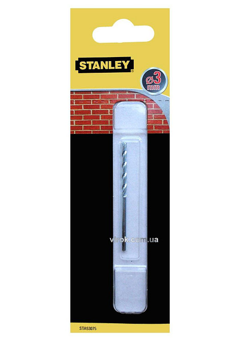 Сверло по кирпичу STANLEY : Ø= 3 x 60 /30 мм Одесса - изображение 1