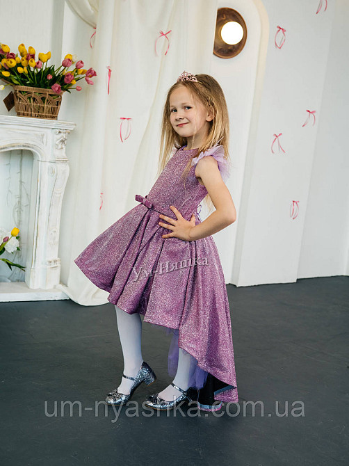 Пышное удлиненное блестящее платье люрекс Кривой Рог - изображение 8