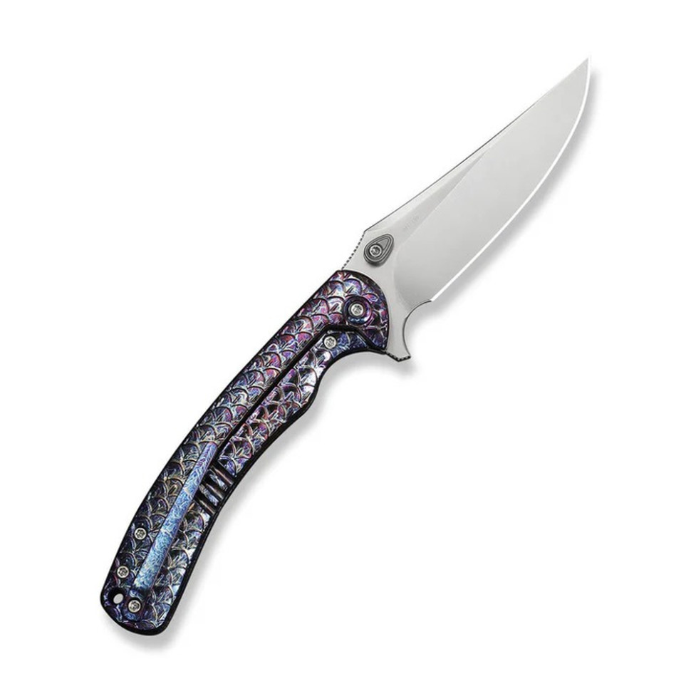 Ніж складаний туристичний Weknife Dracarys, (9.1 см) Böhler M390 / титан 6AL4V полум’яний Київ - фото 2