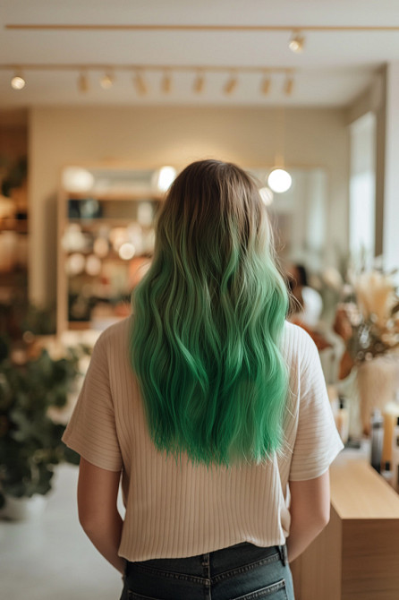 Manic Panic Amplified Green Envy Напівперманентний прямий, 100% веганський фарбник смарагдово-синього відтінку. 118мл Дніпро - фото 2