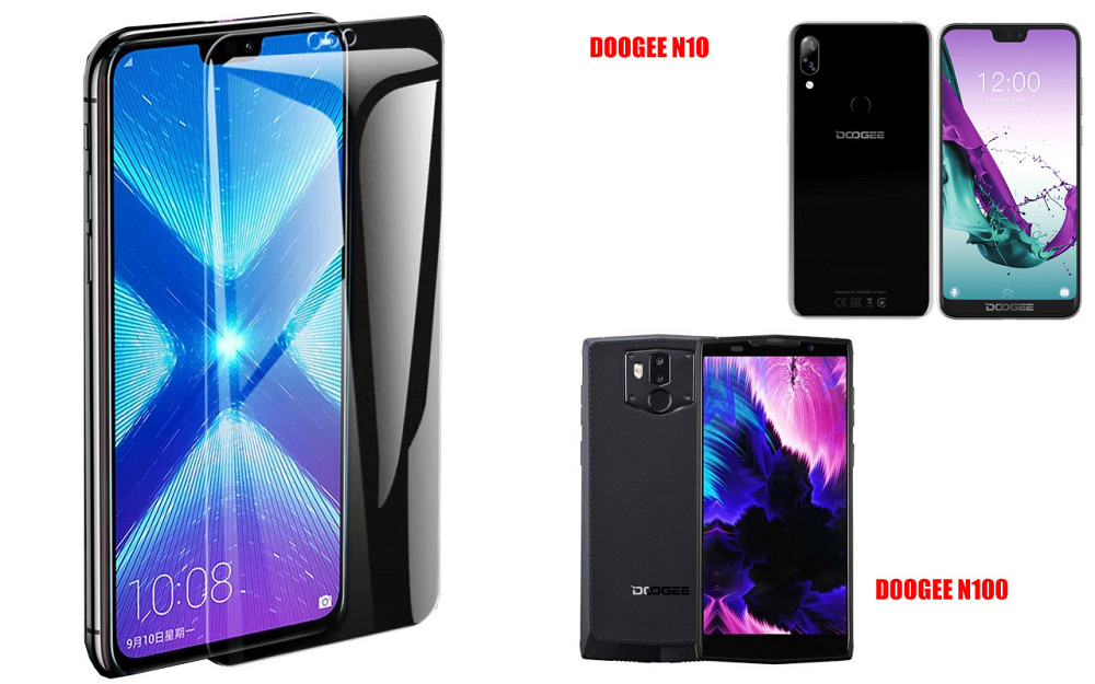 Захисне скло NeoGlass для DOOGEE N10, DOOGEE N100 – надпрозоре та стійке Київ - фото 2