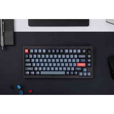 Клавиатура Keychron V1 Max Gateron Jupiter Red QMK Hot-swap Wireless/Bluetooth/USB UA Black (V1MD1_KEYCHRON) Винница