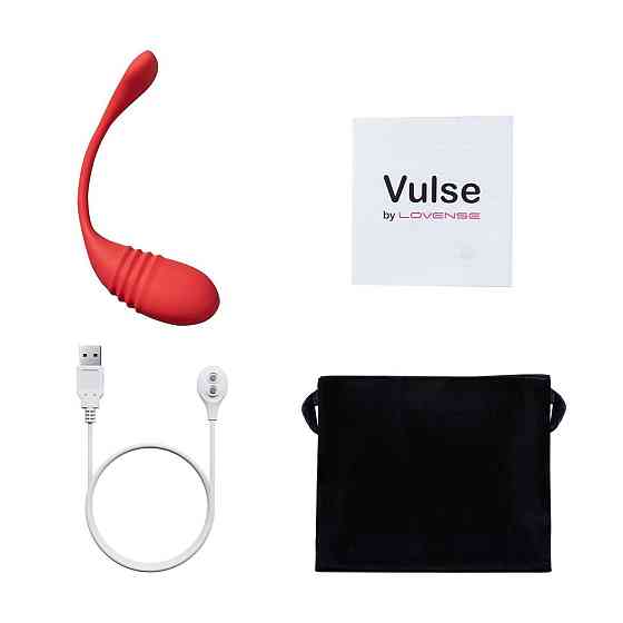 Смарт-віброяйце з пульсацією Lovense Vulse (Thrusting Egg Vibrator), імітація фрикцій Sex Aura Київ
