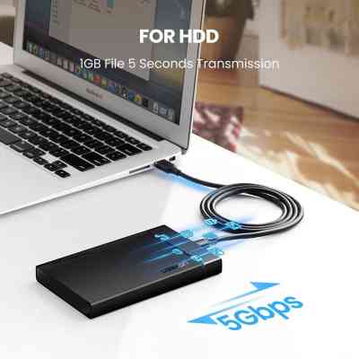 Дата кабель USB 3.0 AM to USB-C 0.5m 3A US184 black Ugreen (20881) Винница