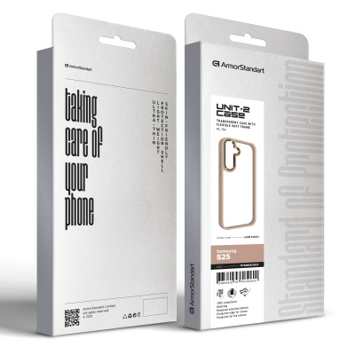 Чохол до мобільного телефона Armorstandart UNIT2 Samsung S25 Titanium Gold (ARM82868) Вінниця - фото 2
