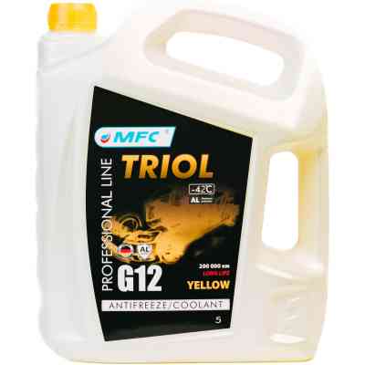 Антифриз МФК TRIOL Professional G12 Yellow (-42С) 5кг Винница
