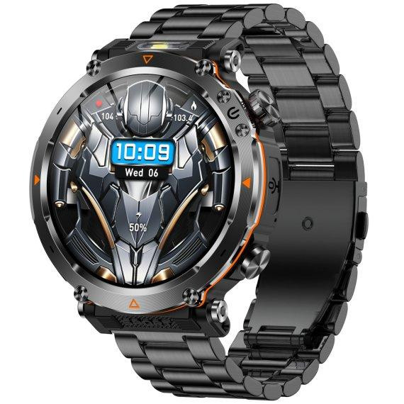 Умные наручные часы Smart Avation Pro Steel 2 ремешка (Черный) Винница - изображение 7