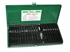 Набір біт 40шт 4-12мм,Т20-Т55,М5-М12&quot;30,75мм&quot;3/8DR і1/2&quot;DR, HANS(06040) Вінниця - фото 1