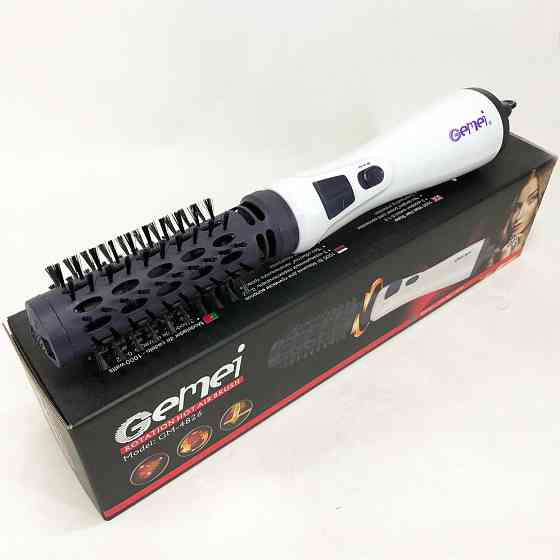 Фен щітка крутиться фен щітка для об'єму Gemei GM-4826, Повітряний стайлер SO-391 для волосся Київ