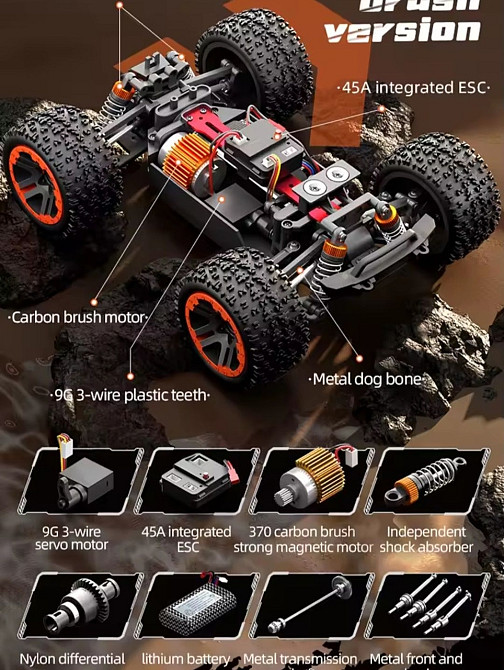 ZLL SG 201 Pro 4WD Car машина на радіо керуванні Харків - фото 3