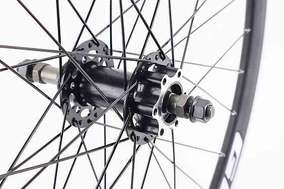 Колесо 27,5" заднє V/Disk-brake, обід та втулка 14Gx36H алюмінієві, під вільнобіг, кріпл. гайка, "GRAVITY" Бершадь