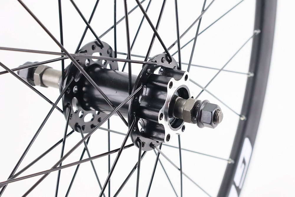 Колесо 27,5" заднє V/Disk-brake, обід та втулка 14Gx36H алюмінієві, під вільнобіг, кріпл. гайка, "GRAVITY" Бершадь - фото 4