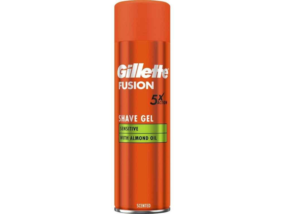 Гель для гоління 200мл Fusion Для чутливої шкіри для чоловіків ТМ GILLETTE Solmir Київ - фото 1