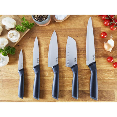 Набор ножей Tefal Essential 3шт, нержавіюча сталь, пластик, чорний (K2219455) Винница - изображение 8