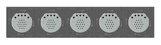 Розумний сенсорний ZigBee вимикач 10 сенсорів (2-2-2-2-2) Livolo сірий скло (VL-C710Z-15) Коломыя