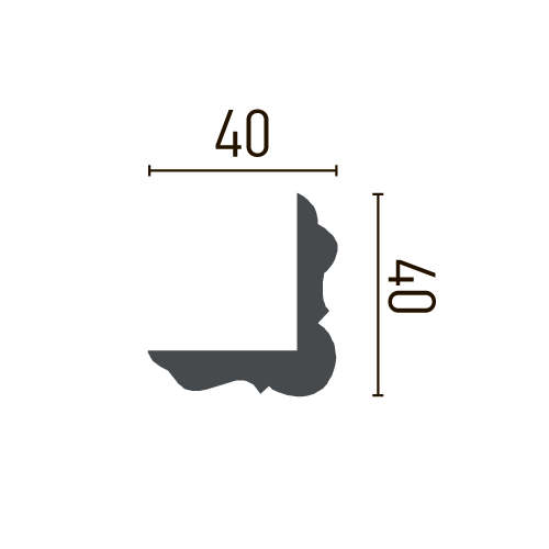 Карниз полиуретановый гладкий Gaudi Decor P 2003 Днепр