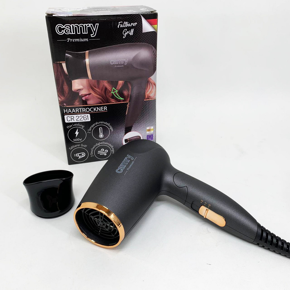 Функціональний професійний фен Camry CR 2261 1200Вт, Фен-стайлер для сушіння волосся FR-90 Львів - фото 11