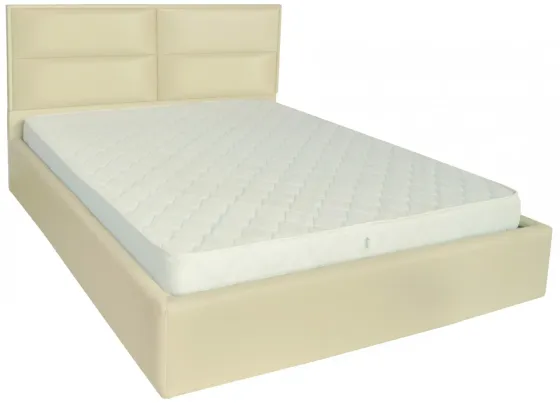 Кровать Двуспальная Sheffield Comfort 160 х 200 см Fly 2207 A1 С подъемным механизмом и нишей для белья Бежевый Днепр