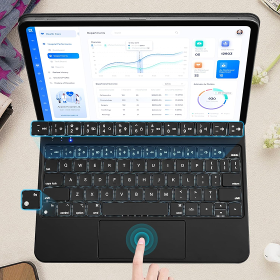 Чехол-клавиатура с тачпадом для iPad Air 4/5 (10.9