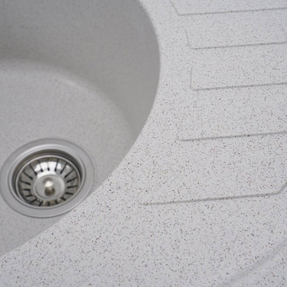 VALESO Гранітна мийка для кухні VALESO SOUL 6250 матова Топаз Київ - фото 4