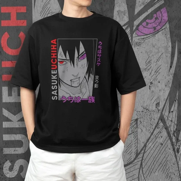 Футболка для подростка мальчика с принтом Наруто Саске Учіха 3 Размер 160 Anime10332 Днепр - изображение 3