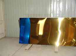 Аркуш неіржавкий із покриттям під золото Київ