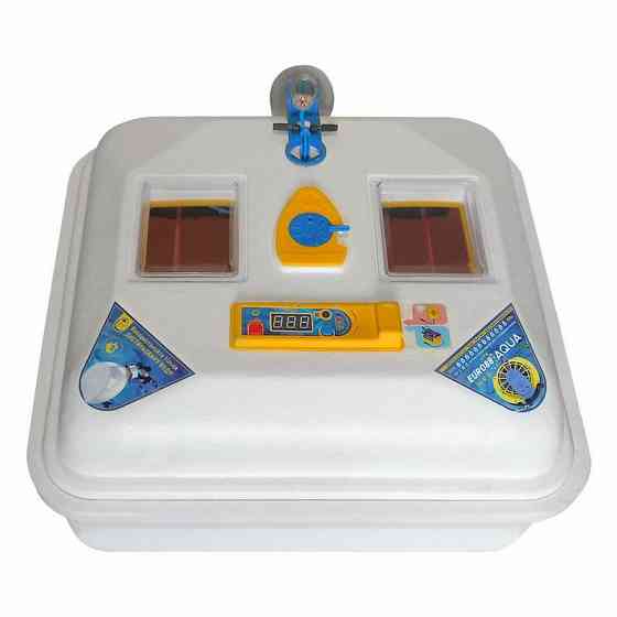 Автоматичний інкубатор для курячих яєць Теплуша ЄВРО АКВА-88 12/50 ТАВ ТЕНовий з живленням 2в1 12В та 220В Київ