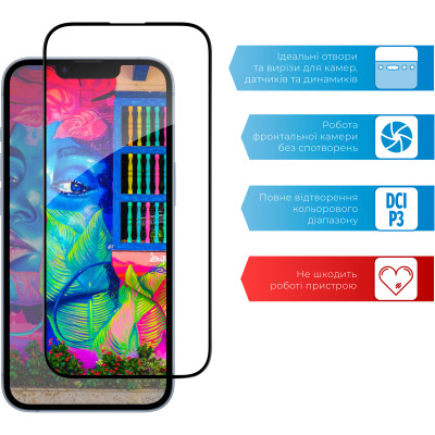 Скло захисне ACCLAB Full Glue Apple iPhone 14 Plus (1283126541964) Вінниця - фото 3
