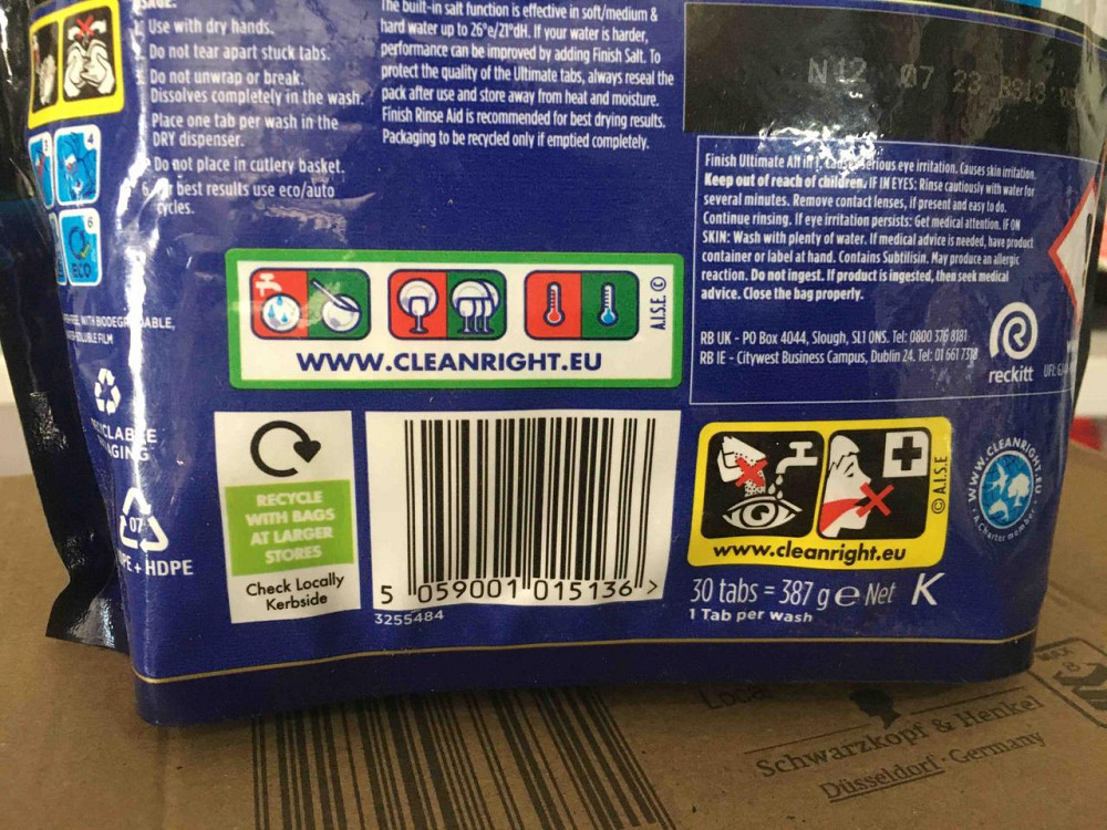 АКЦІЯ капсули для посуду фініш 30 шт Київ - фото 3