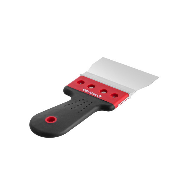 Шпатель з нержавіючої сталі, 100 мм, професійний INTERTOOL KT-2670 Київ - фото 9