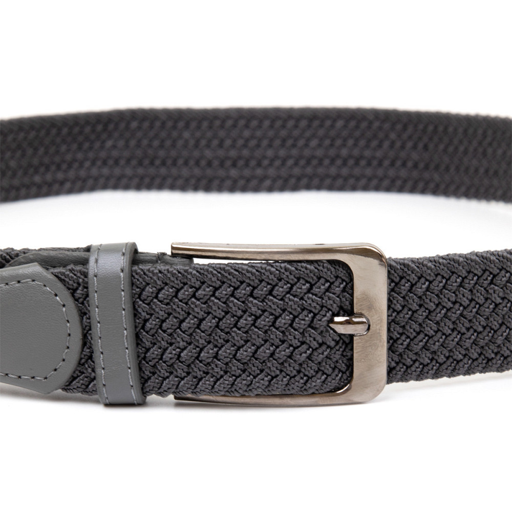 Текстильный мужской ремень классика Vintage 20522 Серый Киев - изображение 3