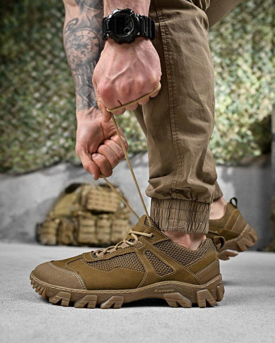 Тактические кроссовки OMEGA сетка койот ДЛ6571 Одесса - изображение 1