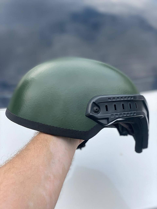 Каска куленепробивна 1 клас захисту (Зелений) Київ - фото 6