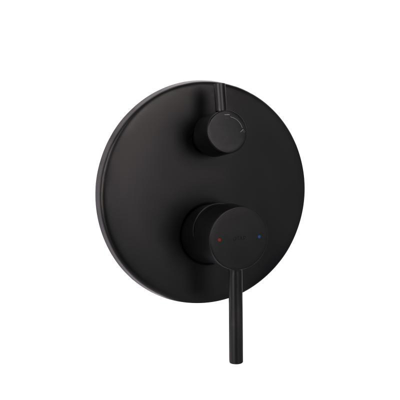 Душевая система для душа Qtap Scorpio скрытого монтажа на два потребителя QTSCO113BLM45897 Black Matt, латунь Харьков - изображение 3