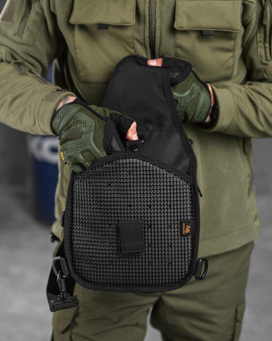 Сумка-слінг тактична SILVER KNIGHT  7л black  ОИ4979 Одеса - фото 6
