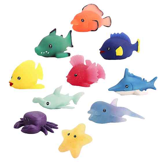 Дисплей стретч-іграшок у вигляді тварини серії Желейна – Тропічні друзі (8 шт.) Дніпро