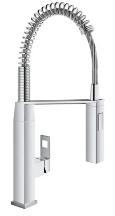 Смеситель для кухни с гибким изливом Grohe EUROCUBE 31395000 Киев