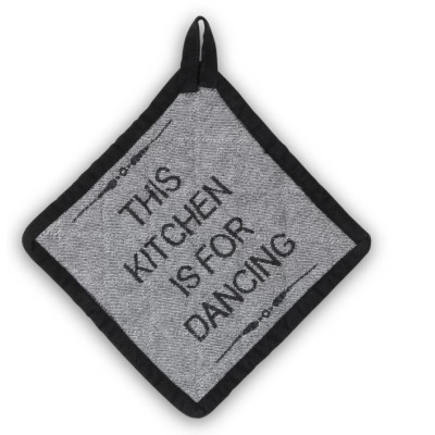 Кухонна прихватка Kela Gianna 20x20 см чорно-біла This kitchen (12779) Вінниця - фото 2