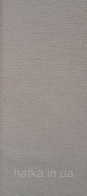 Шпалери вінілові на флізеліні AS creationTempo метрові однотонні під тканину бавовна дрібна смужка коричневі Київ - фото 2