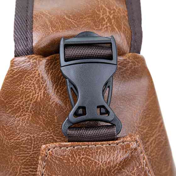 Сумка через плече на два відділення кожзам Vintage 20561 Світло-коричнева Київ