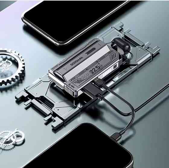 Powerbank на 21700 PD 20w Type C ,  5000 Mah QC 22.5w USB A Liitokala. Киев