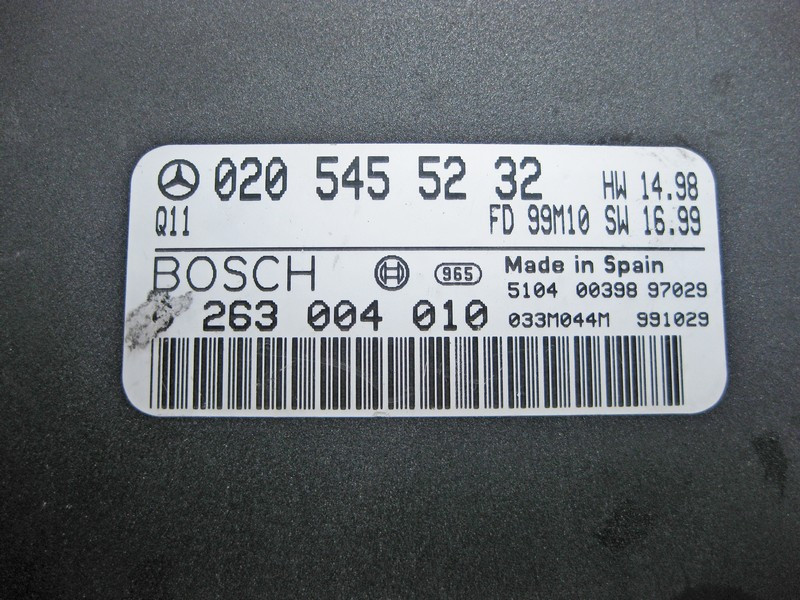 Mercedes-Benz  A0205455232 Блок керування парктроніком S-class short W220 S-class long V220 Одеса - фото 3