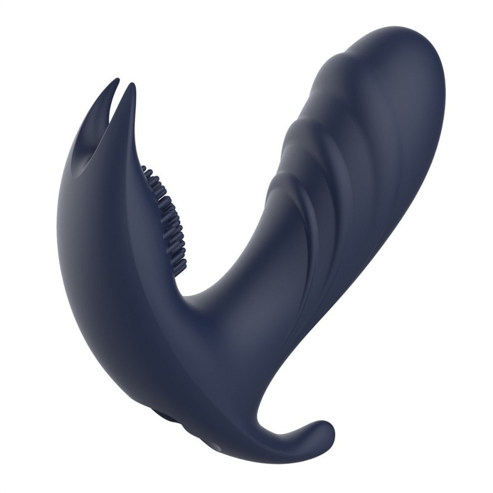 Анатомічний масажер простати з вібрацією Dream Toys Startroopers, синій, 12,5 см Sex Aura Київ - фото 8
