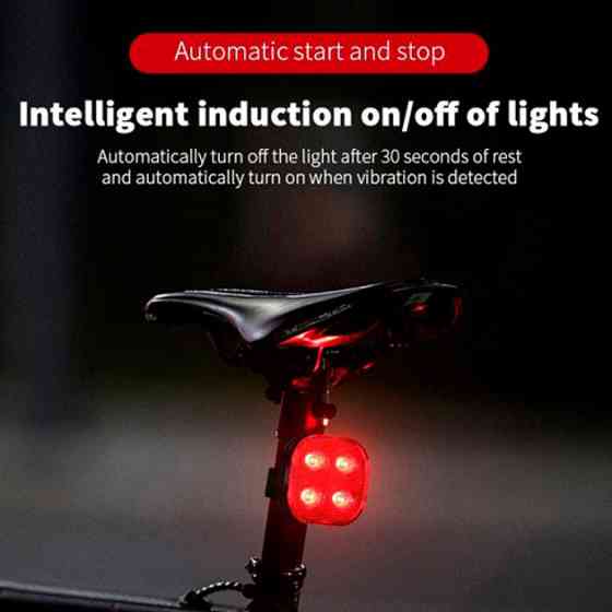 Ліхтар для велосипеда з акб FY-328S, Задній акумуляторний велоліхтар, XJ-560 що перезаряджається Київ