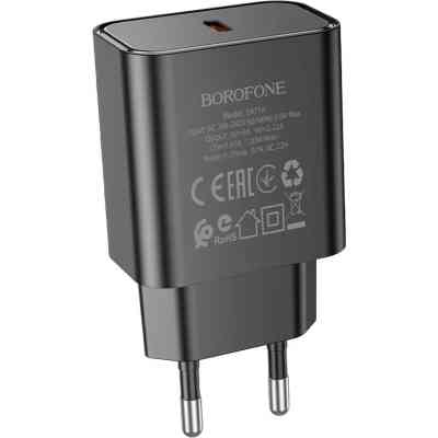Зарядное устройство BOROFONE BA71A Power USB-C PD20W Black (6974443387957) Винница