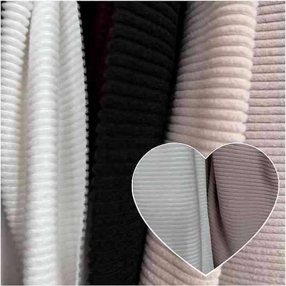 Женский стильный теплый костюм из свитера и юбки ангора рубчик с начесом Молочный Одесса