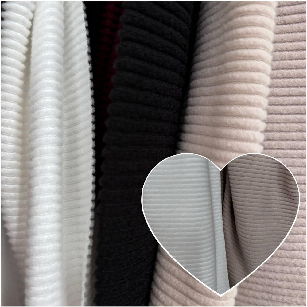 Женский стильный теплый костюм из свитера и юбки ангора рубчик с начесом Молочный Одесса - изображение 2